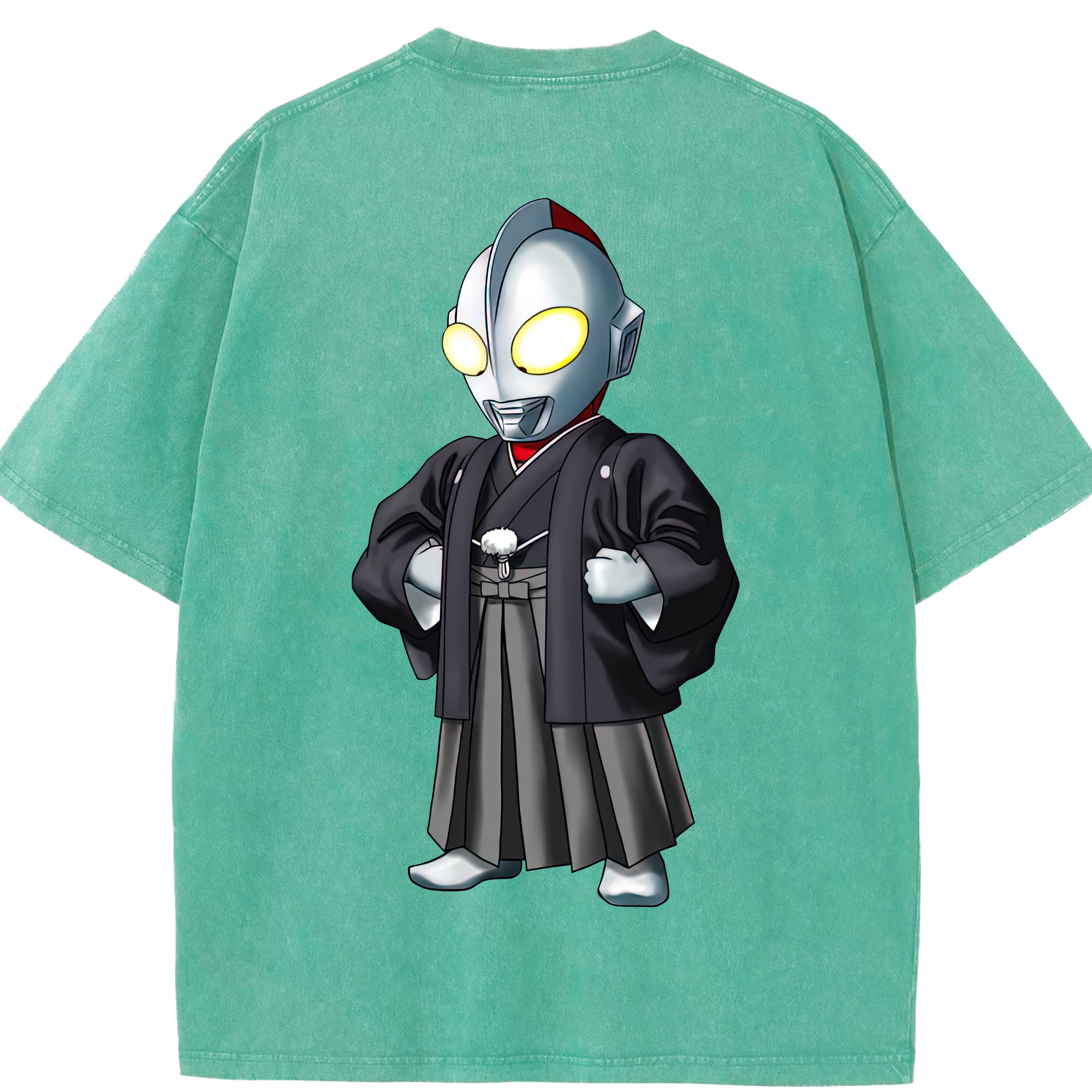 （画像用） ウルトラマン Ultraman 綿100% ヴィンテージ風 半袖Tシャツ（背面プリント）